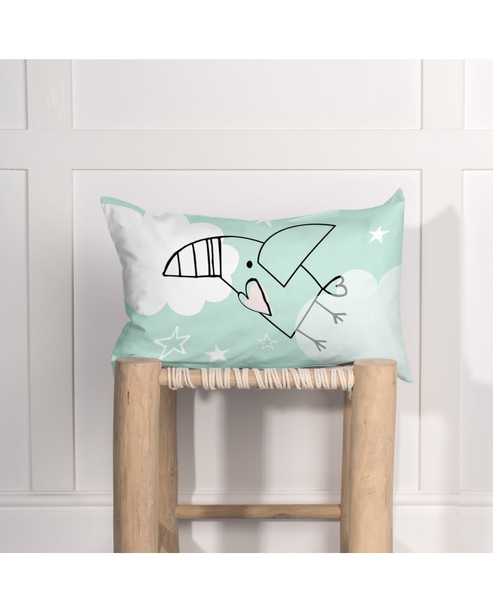 Fodera per cuscino HappyFriday Moshi Moshi Macaque Multicolore 50 x 30 cm