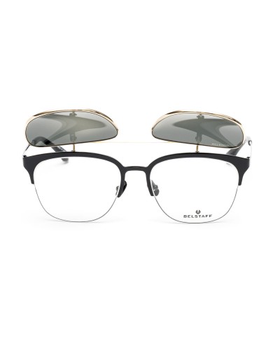 Montatura per Occhiali + Occhiali da Sole Belstaff HATCHER-NEGRO-DORADO-W Ø 55 mm Clip On Montatura per Occhiali + Occhiali da Sole Belstaff HATCHER-NEGRO-DORADO-W Ø 55 mm Clip On