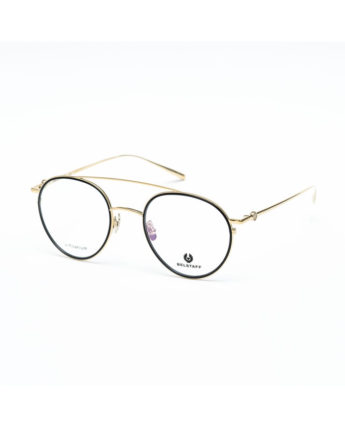 Montatura per Occhiali + Occhiali da Sole Belstaff JAGGED-CLIP-ON-DORADO Ø 53 mm Clip On Montatura per Occhiali + Occhiali da Sole Belstaff JAGGED-CLIP-ON-DORADO Ø 53 mm Clip On