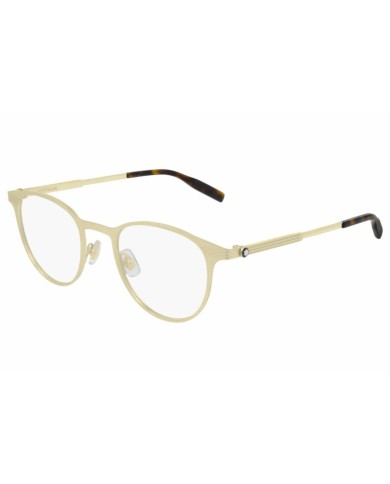 Montatura per Occhiali Uomo Montblanc MB0095O-002 Dorato Ø 48 mm Montatura per Occhiali Uomo Montblanc MB0095O-002 Dorato Ø 48 mm