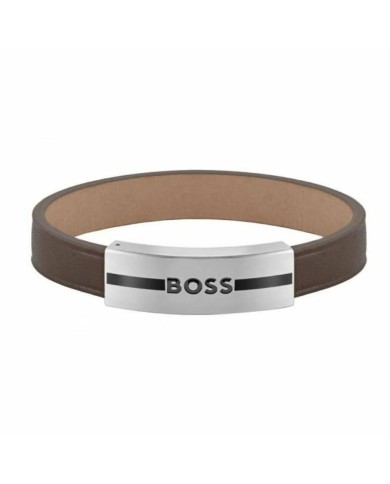 Bracciale Uomo Hugo Boss 1580496M Pelle 20 cm Bracciale Uomo Hugo Boss 1580496M Pelle 20 cm