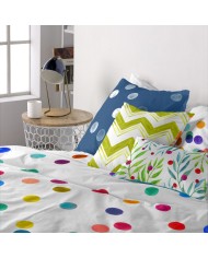 Fodera per cuscino HappyFriday Confetti Multicolore 60 x 60 cm