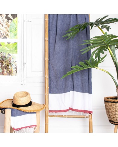 Set di asciugamani HappyFriday HAPPYFRIDAY Azzurro Set di asciugamani HappyFriday HAPPYFRIDAY Azzurro