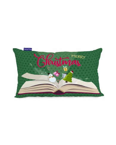 Fodera per cuscino HappyFriday XMAS Multicolore 50 x 30 cm