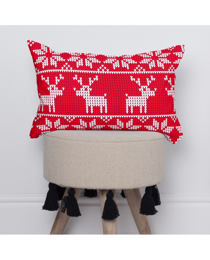 Fodera per cuscino HappyFriday XMAS Multicolore 50 x 30 cm Fodera per cuscino HappyFriday XMAS Multicolore 50 x 30 cm