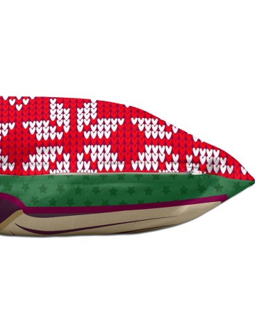 Fodera per cuscino HappyFriday XMAS Multicolore 50 x 30 cm Fodera per cuscino HappyFriday XMAS Multicolore 50 x 30 cm