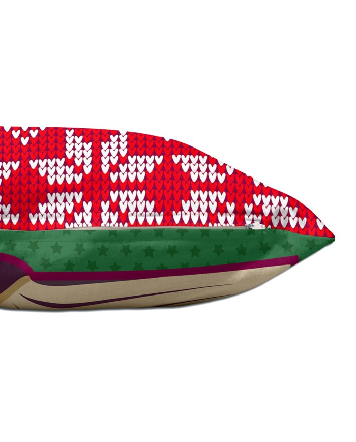 Fodera per cuscino HappyFriday XMAS Multicolore 50 x 30 cm Fodera per cuscino HappyFriday XMAS Multicolore 50 x 30 cm