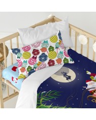 Set di copripiumino HappyFriday XMAS Multicolore Culla Neonato 2 Pezzi
