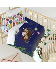 Set di copripiumino HappyFriday XMAS Multicolore Culla Neonato 2 Pezzi