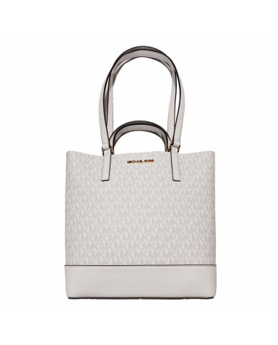 Borsa a Spalla Michael Kors Kelli Bianco 30 x 27 x 9 cm Borsa a Spalla Michael Kors Kelli Bianco 30 x 27 x 9 cm