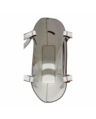 Borsa a Spalla Michael Kors Kelli Bianco 30 x 27 x 9 cm