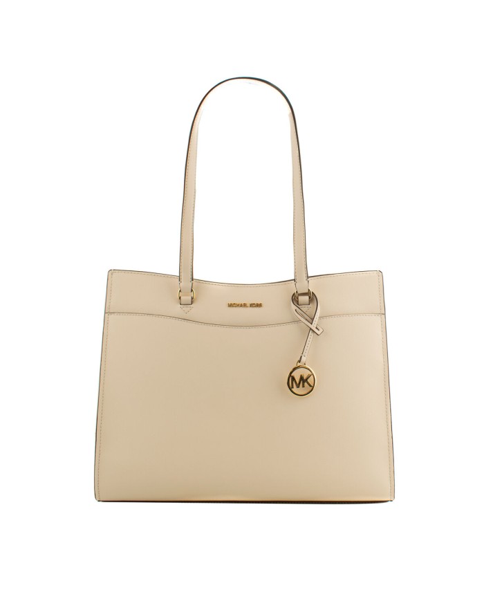 Borsa a Spalla Michael Kors 35F4GTVT9L-LT-CREAM Beige 37 x 28 x 12 cm