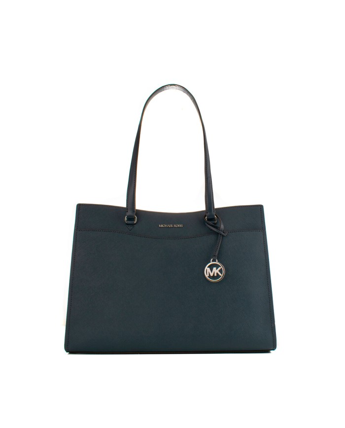Borsa a Spalla Michael Kors 35F4STVT9L-NAVY Azzurro 37 x 28 x 12 cm