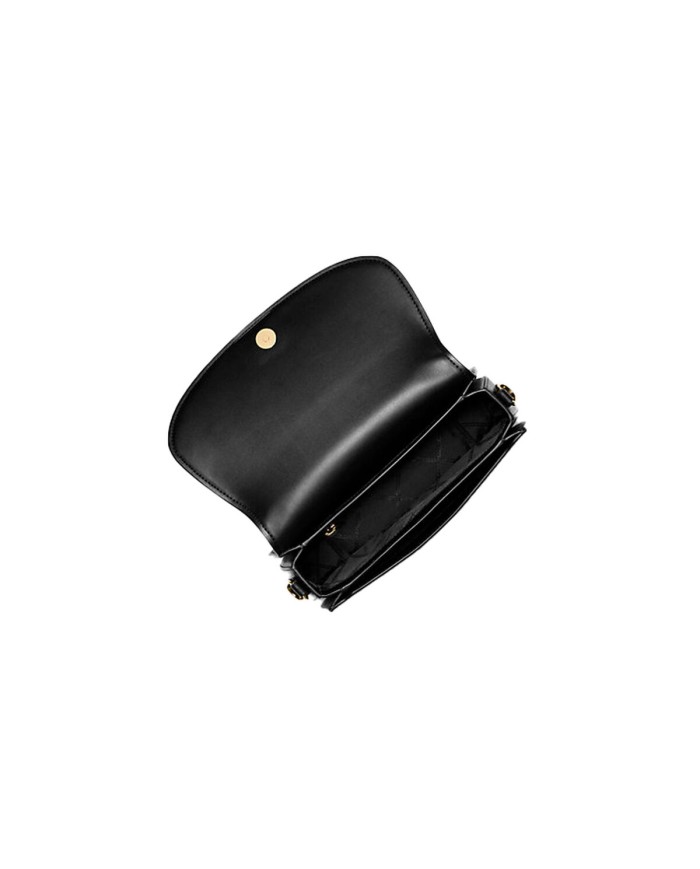 Borsa a Tracolla Michael Kors Mila Nero 25 x 14 x 6 cm