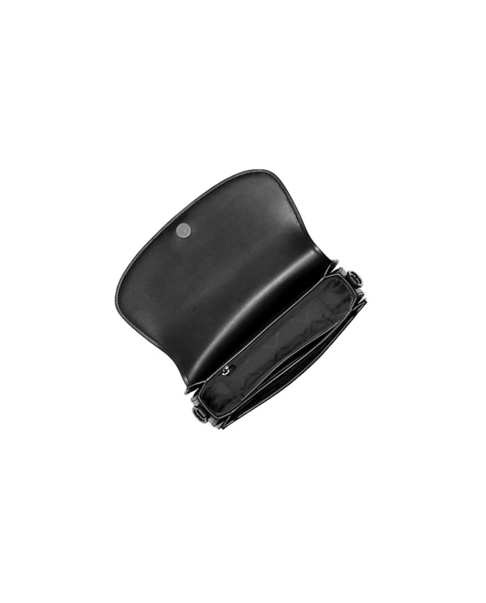 Borsa a Tracolla Michael Kors Mila Nero 25 x 14 x 6 cm