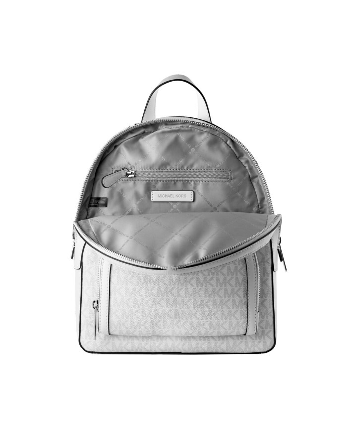 Zaino Casual Michael Kors 35H3S8TB6V-OPTIC-WHITE Bianco 28 x 23 x 10 cm