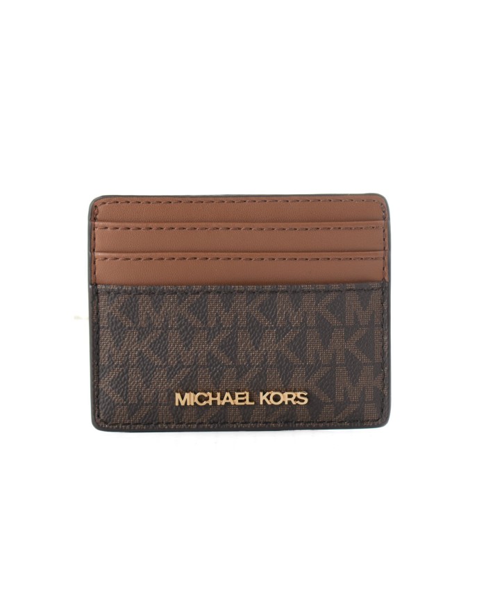 Portatessere Donna Michael Kors 35F8GTVD3B-BROWN