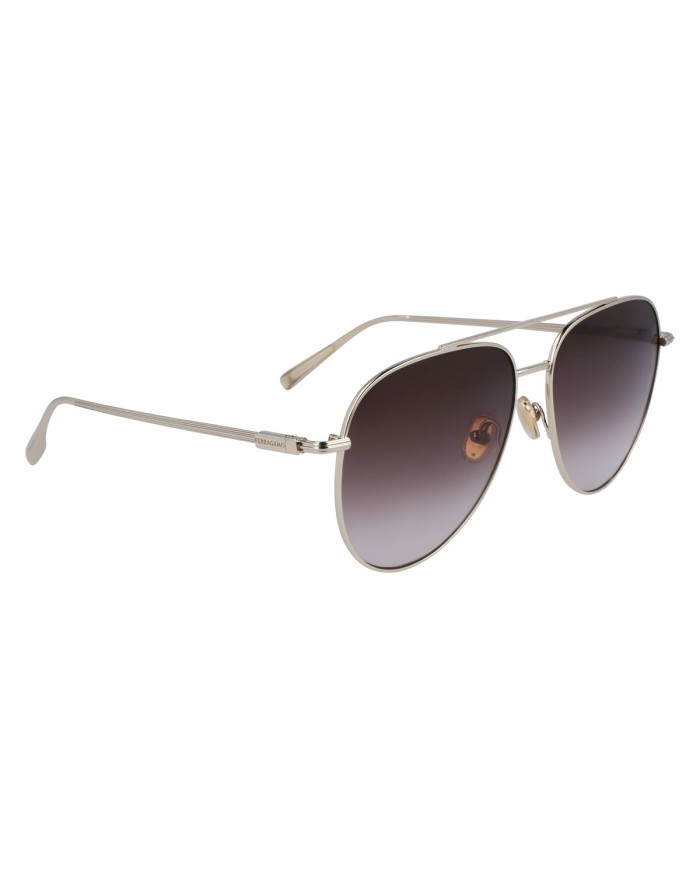 Occhiali da sole Uomo Salvatore Ferragamo SF308S-6115703 Dorato Ø 61 mm Occhiali da sole Uomo Salvatore Ferragamo SF308S-6115703 Dorato Ø 61 mm