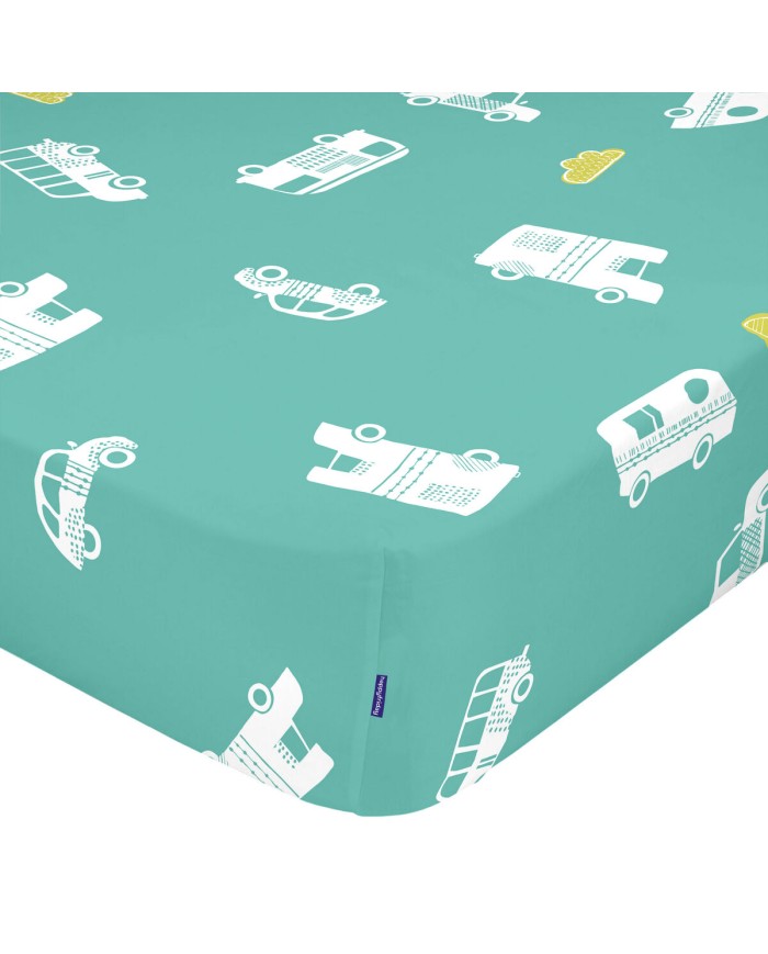 Lenzuolo con angoli HappyFriday MOSHI MOSHI Multicolore 90 x 200 x 32 cm