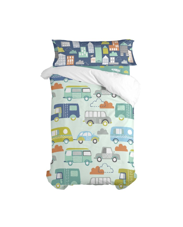 Lenzuolo con angoli HappyFriday MOSHI MOSHI Multicolore 90 x 200 x 32 cm