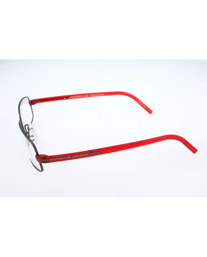 Montatura per Occhiali Uomo Porsche Design P8125-D Rosso ø 57 mm Montatura per Occhiali Uomo Porsche Design P8125-D Rosso ø 57 mm