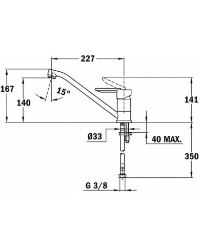 Rubinetto Monocomando Teka ML Argentato Cromo Acciaio inossidabile Rubinetto Monocomando Teka ML Argentato Cromo Acciaio inossidabile