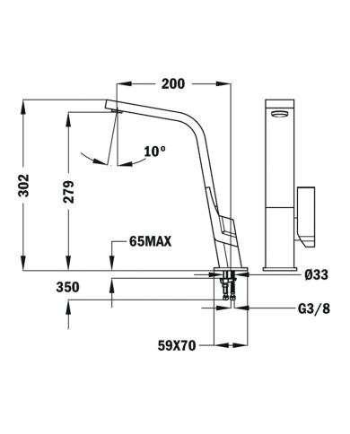 Rubinetto Monocomando Teka IC 915 Bianco Metallo Rubinetto Monocomando Teka IC 915 Bianco Metallo
