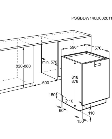 Lavastoviglie AEG FFB83816PM Acciaio 60 cm Lavastoviglie AEG FFB83816PM Acciaio 60 cm