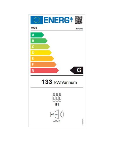 Enoteca Teka RVF 10051 GBK Nero Enoteca Teka RVF 10051 GBK Nero
