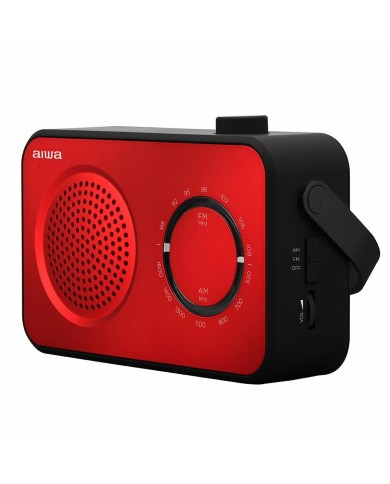 Radio Portatile Aiwa R-190RD Rosso AM/FM Radio Portatile Aiwa R-190RD Rosso AM/FM