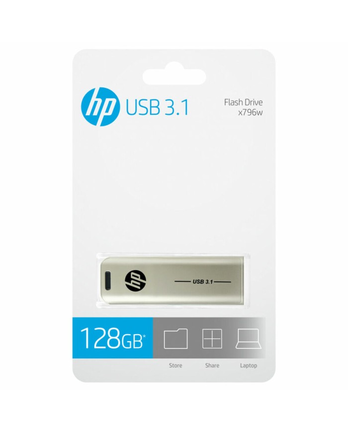 Memoria USB HP x796w Argentato 128 GB