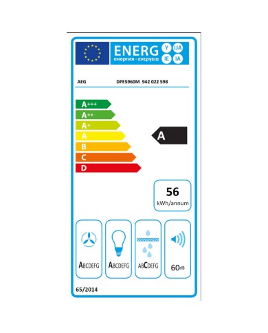 Cappa Classica AEG DPE5960M Acciaio