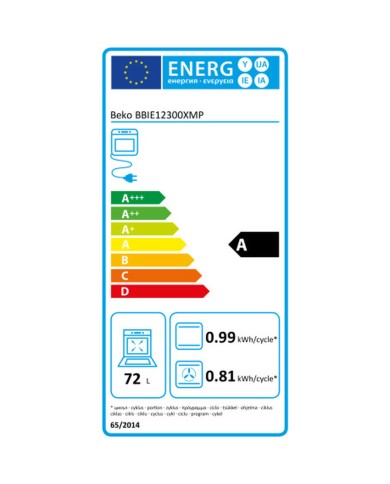 Forno Multifunzione BEKO BBIE12300XMP 2600 W 72 L Forno Multifunzione BEKO BBIE12300XMP 2600 W 72 L