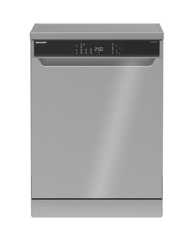 Lavastoviglie Sharp QWNA1F49DI Acciaio 60 cm Lavastoviglie Sharp QWNA1F49DI Acciaio 60 cm