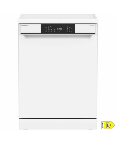 Lavastoviglie Sharp QWNA1FF49DWES Bianco 60 cm Lavastoviglie Sharp QWNA1FF49DWES Bianco 60 cm