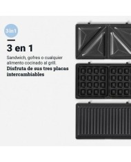 Piastra Grill Elettrica Universal Blue 700 W Nero Piastra Grill Elettrica Universal Blue 700 W Nero