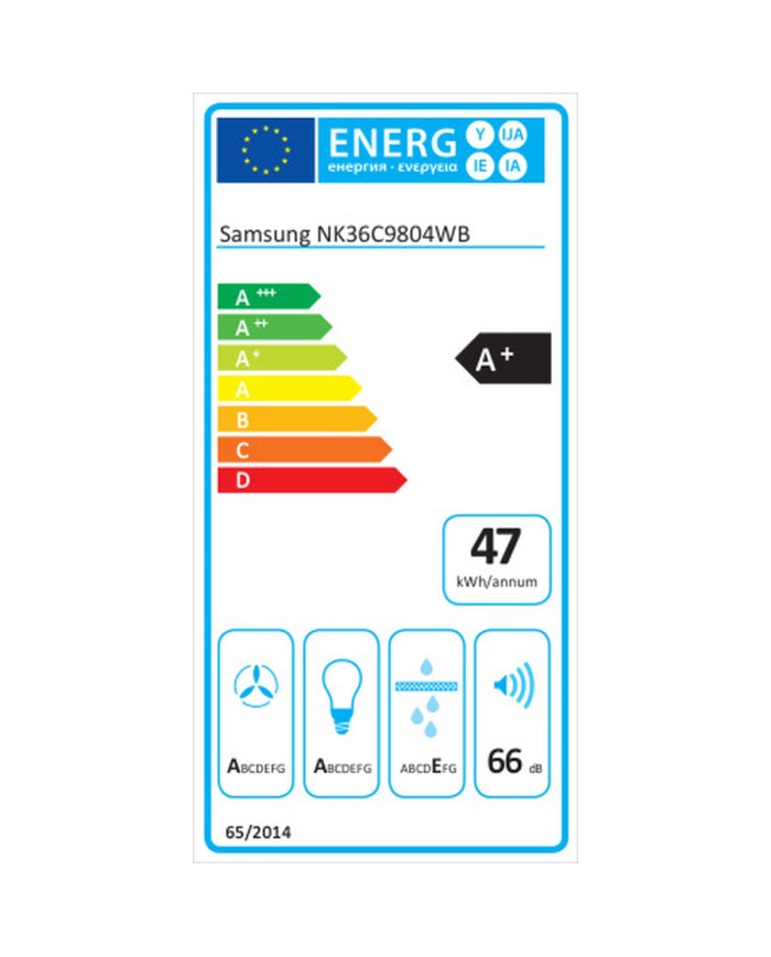 Cappa Classica Samsung NK36C9804WBUR Nero