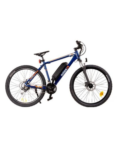 Bicicletta Elettrica Nilox X6 PLUS 250 W 12800 mAh 27,5" Nero/Blu Bicicletta Elettrica Nilox X6 PLUS 250 W 12800 mAh 27,5" Nero/Blu