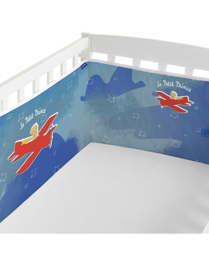 Paracolpi per culla HappyFriday Le Petit Prince Son avion Multicolore 210 x 40 cm Paracolpi per culla HappyFriday Le Petit Prince Son avion Multicolore 210 x 40 cm