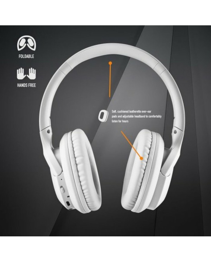 Auricolari Bluetooth con Microfono NGS ARTICAGREEDWHITE Bianco