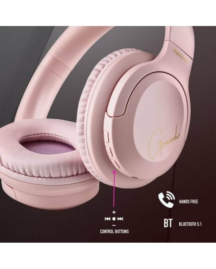 Auricolari Bluetooth NGS ARTICA CHILL TEAL Rosa (1 Unità) Auricolari Bluetooth NGS ARTICA CHILL TEAL Rosa (1 Unità)