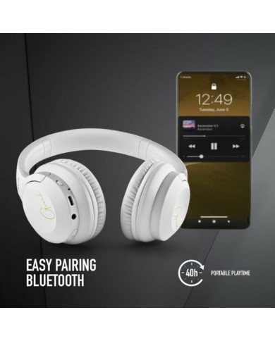 Auricolari Bluetooth con Microfono NGS ARTICAGREEDWHITE Bianco