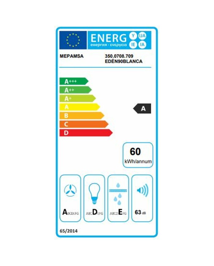 Cappa Classica Mepamsa EDEN 90 Acciaio