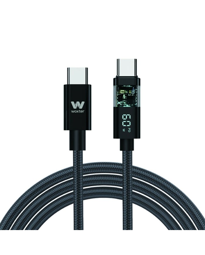 Cavo USB-C Woxter Nero 2 m