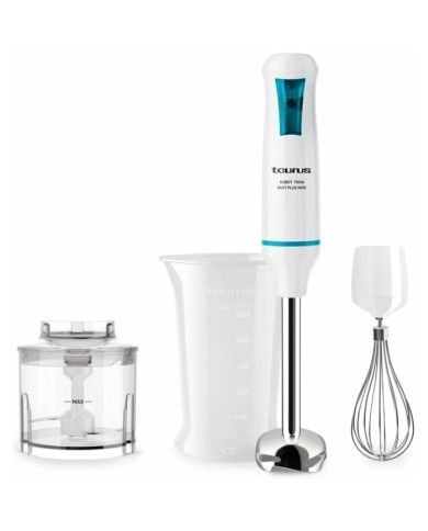 Frullatore ad Immersione Taurus 750EASY PLUS Bianco 750 W Frullatore ad Immersione Taurus 750EASY PLUS Bianco 750 W