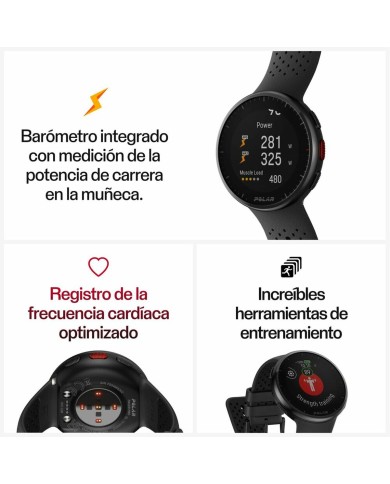 Smartwatch Polar Nero 1,2"