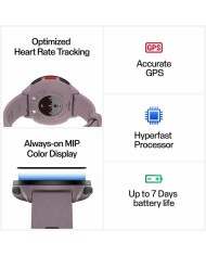 Smartwatch con Podometro Running Polar Viola 1,2"