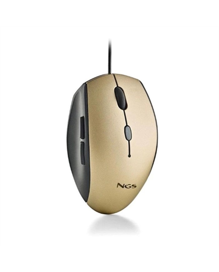 Mouse NGS MOTHGOLD 1600 dpi Dorato (1 Unità)