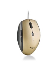 Mouse NGS MOTHGOLD 1600 dpi Dorato (1 Unità)