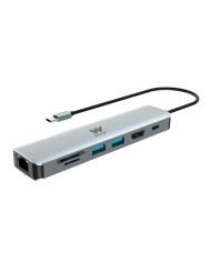Hub USB NGS WONDERDOCK12 Grigio Argentato